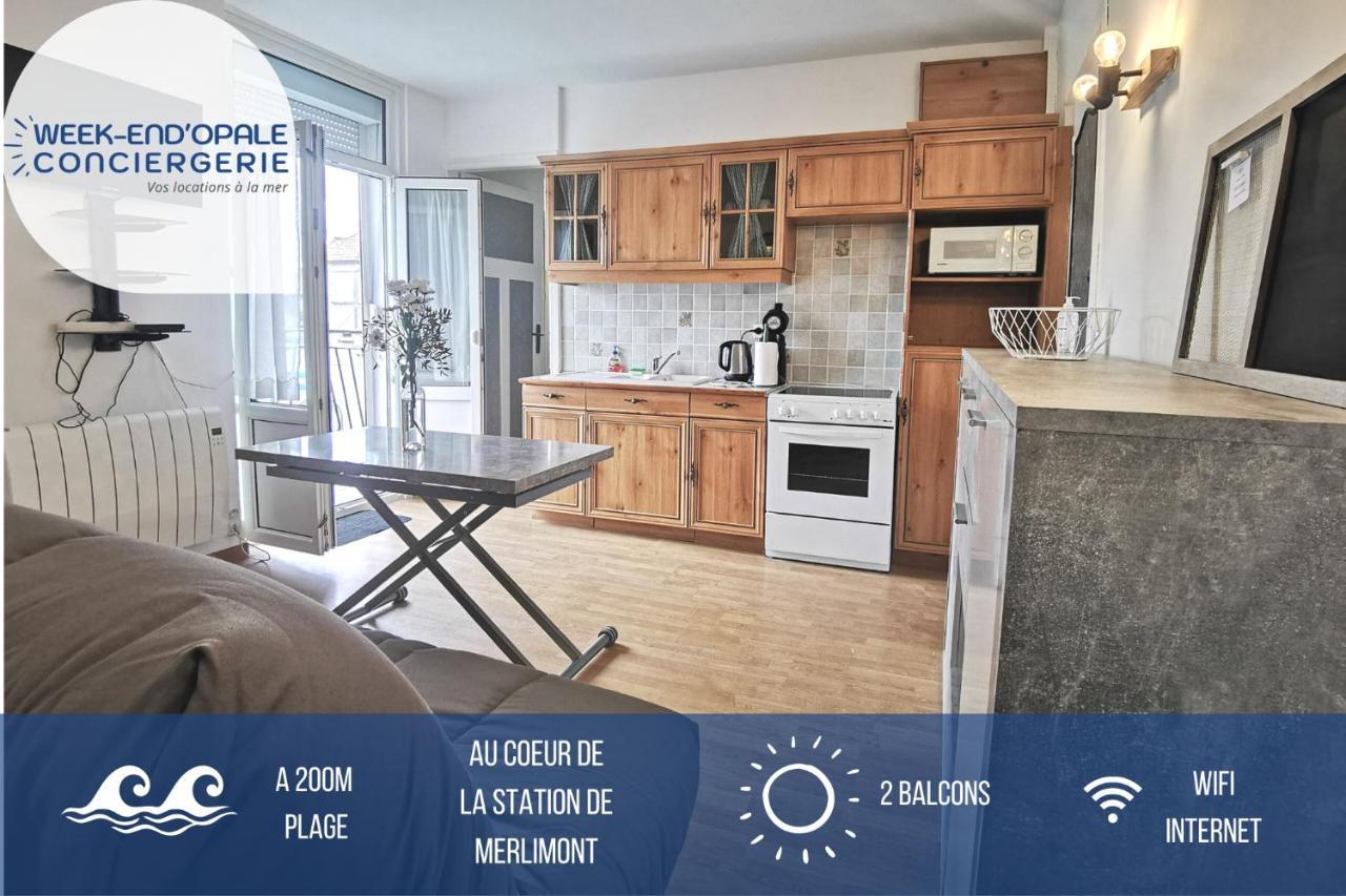 Appartement Le Bord De Plage Merlimont-Plage Eksteriør bilde